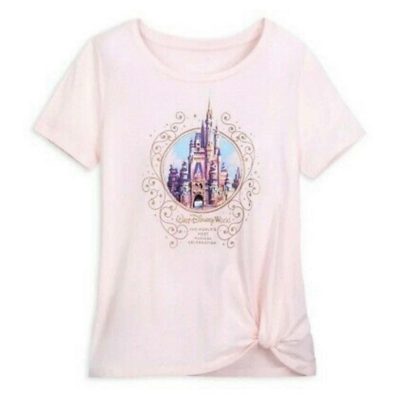 Disney Tops - NWT Walt Disney World 50th Anniversary Cinderella Castle T-Shirt Small
